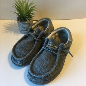 Hey Dude Womens Slip On Loafer Two Tone Gray Shoes Size 6 Casual Western